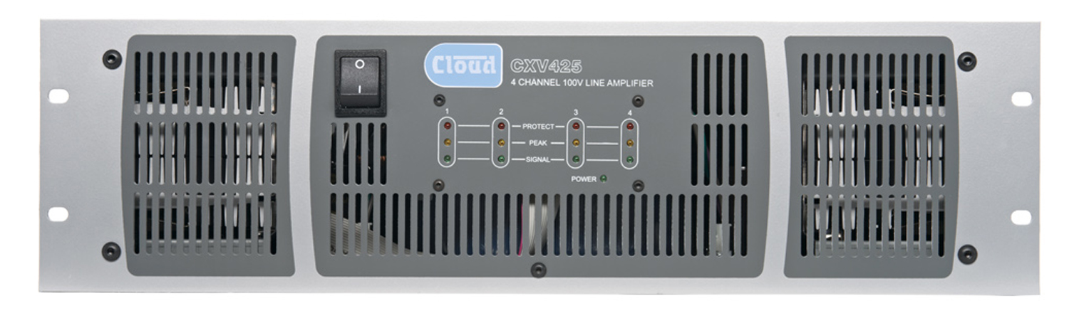 CXV425 4 x 250W 100V Line Amplifier